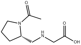 [((S)-1-Acetyl-pyrrolidin-2-ylMethyl)-aMino]-acetic acid 结构式