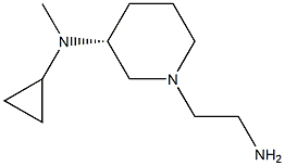 [(R)-1-(2-AMino-ethyl)-piperidin-3-yl]-cyclopropyl-Methyl-aMine 结构式