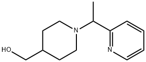 [1-(1-吡啶-2-基-乙基)-哌啶-4-基]-甲醇 结构式