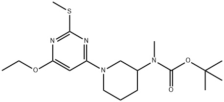 [1-(6-Ethoxy-2-Methylsulfanyl-pyriMidin-4-yl)-piperidin-3-yl]-Methyl-carbaMic acid tert-butyl ester