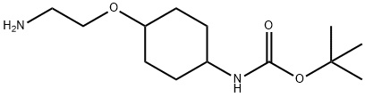 [4-(2-AMino-ethoxy)-cyclohexyl]-carbaMic acid tert-butyl ester 结构式