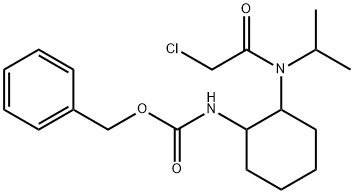 {2-[(2-Chloro-acetyl)-isopropyl-aMino]-cyclohexyl}-carbaMic acid benzyl ester 结构式