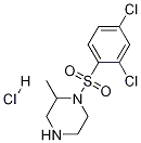 1-(2,4-二氯-苯磺酰基)-2-甲基-哌嗪盐酸盐 结构式