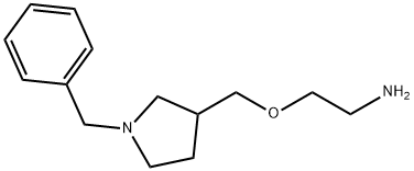 2-(1-Benzyl-pyrrolidin-3-ylMethoxy)-ethylaMine 结构式