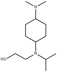 2-[(4-DiMethylaMino-cyclohexyl)-isopropyl-aMino]-ethanol 结构式