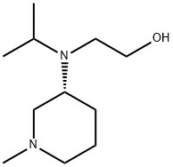 2-[Isopropyl-((R)-1-Methyl-piperidin-3-yl)-aMino]-ethanol 结构式