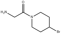 2-AMino-1-(4-broMo-piperidin-1-yl)-ethanone 结构式