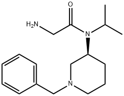 2-AMino-N-((S)-1-benzyl-piperidin-3-yl)-N-isopropyl-acetaMide 结构式