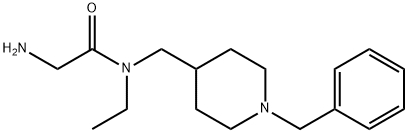 2-AMino-N-(1-benzyl-piperidin-4-ylMethyl)-N-ethyl-acetaMide 结构式