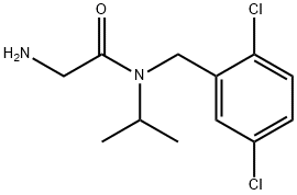 2-AMino-N-(2,5-dichloro-benzyl)-N-isopropyl-acetaMide 结构式