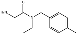 2-AMino-N-ethyl-N-(4-Methyl-benzyl)-acetaMide 结构式