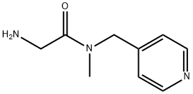 2-AMino-N-Methyl-N-pyridin-4-ylMethyl-acetaMide 结构式