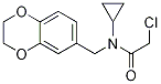 2-Chloro-N-cyclopropyl-N-(2,3-dihydro-benzo[1,4]dioxin-6-ylMethyl)-acetaMide 结构式