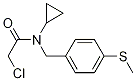 2-Chloro-N-cyclopropyl-N-(4-Methylsulfanyl-benzyl)-acetaMide 结构式