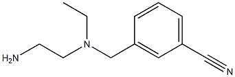 3-{[(2-AMino-ethyl)-ethyl-aMino]-Methyl}-benzonitrile 结构式