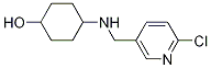 4-[(6-氯-吡啶-3-基甲基)-氨基]-环己醇 结构式