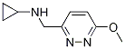 Cyclopropyl-(6-Methoxy-pyridazin-3-ylMethyl)-aMine 结构式