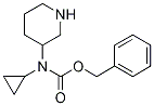 Cyclopropyl-piperidin-3-yl-carbaMic acid benzyl ester 结构式