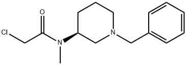N-((S)-1-Benzyl-piperidin-3-yl)-2-chloro-N-Methyl-acetaMide 结构式