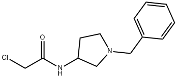 N-(1-Benzyl-pyrrolidin-3-yl)-2-chloro-acetaMide 结构式