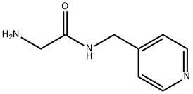2-amino-N-(pyridin-4-ylmethyl)acetamide 结构式