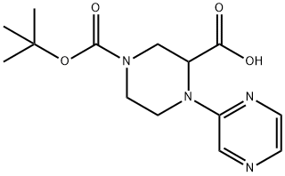 2,3,5,6-四氢-[1,2']联吡啶-2-1,4-二羧酸4-叔丁基酯 结构式