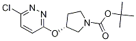 (R)-3-(6-Chloro-pyridazin-3-yloxy)-pyrrolidine-1-carboxylic acid tert-butyl ester 结构式