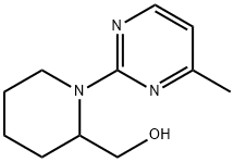 [1-(4-甲基-嘧啶-2-基)-哌啶-2-基]-甲醇 结构式