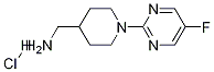 [1-(5-氟嘧啶-2-基)-哌啶-4-基]-甲基-胺盐酸盐 结构式