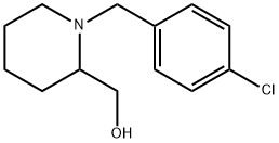 1-(4-氯-苄基)-哌啶-2-基]-甲醇 结构式