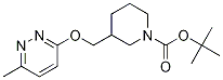 3-(6-甲基哒嗪-3-基氧基甲基)-哌啶-1-羧酸叔丁基酯 结构式