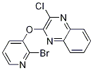 2-(2-Bromo-pyridin-3-yloxy)-3-chloro-quinoxaline 结构式