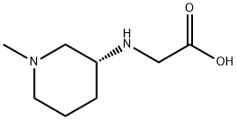 ((R)-1-Methyl-piperidin-3-ylaMino)-acetic acid 结构式