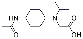 (1R,4R)-[(4-AcetylaMino-cyclohexyl)-isopropyl-aMino]-acetic acid 结构式