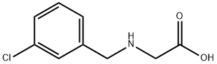 (3-Chloro-benzylaMino)-acetic acid 结构式