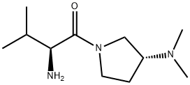 (S)-2-AMino-1-((R)-3-diMethylaMino-pyrrolidin-1-yl)-3-Methyl-butan-1-one 结构式
