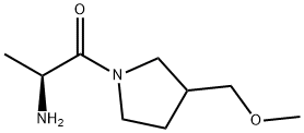 (S)-2-AMino-1-(3-MethoxyMethyl-pyrrolidin-1-yl)-propan-1-one 结构式