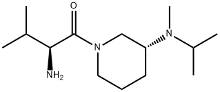 (S)-2-AMino-1-[(R)-3-(isopropyl-Methyl-aMino)-piperidin-1-yl]-3-Methyl-butan-1-one 结构式