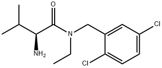 (S)-2-AMino-N-(2,5-dichloro-benzyl)-N-ethyl-3-Methyl-butyraMide 结构式