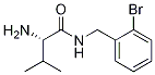 (S)-2-氨基-N-(2-溴苄基)-3-甲基丁酰胺 结构式