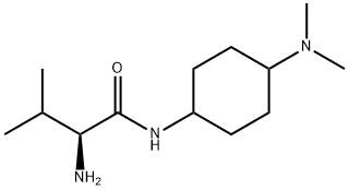 (S)-2-AMino-N-(4-diMethylaMino-cyclohexyl)-3-Methyl-butyraMide 结构式