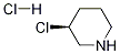 (S)-3-Chloro-piperidine hydrochloride 结构式