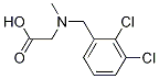 [(2,3-Dichloro-benzyl)-Methyl-aMino]-acetic acid 结构式