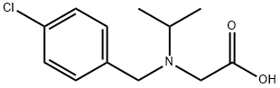 N-(4-氯苄基)-N-异丙基甘氨酸 结构式