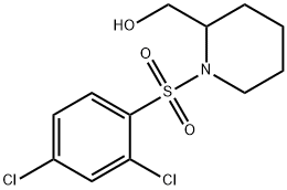 1-(2,4-二氯-苯磺酰基)-哌啶-2-基]-甲醇 结构式