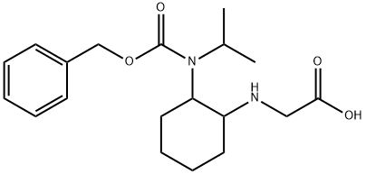 [2-(Benzyloxycarbonyl-isopropyl-aMino)-cyclohexylaMino]-acetic acid 结构式