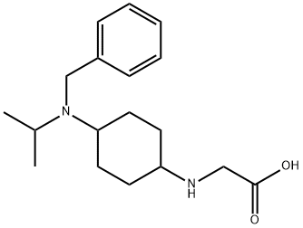 [4-(Benzyl-isopropyl-aMino)-cyclohexylaMino]-acetic acid 结构式