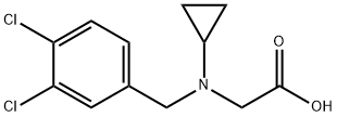 [Cyclopropyl-(3,4-dichloro-benzyl)-aMino]-acetic acid 结构式