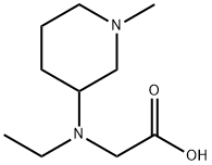 [Ethyl-(1-Methyl-piperidin-3-yl)-aMino]-acetic acid 结构式