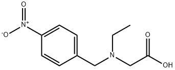 N-乙基-N-(4-硝基苄基)甘氨酸 结构式